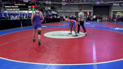 5A 157 lbs Cons. Semi - Callen Hettich, Springville vs Ronald Wilson, Carver Birmingham