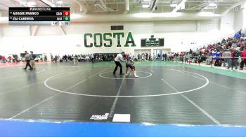 106 lbs Cons. Round 3 - Zai Cabrera, South Torrance vs Auggie Franco, Channel Islands