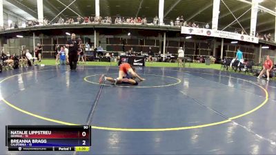 90 lbs Placement Matches (8 Team) - Natalie Lippstreu, Georgia vs Breanna Bragg, California