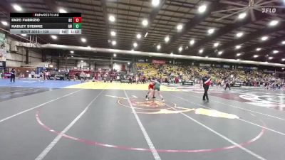 120 lbs Champ. Round 1 - Hadley Steinke, Governor Wrestling vs Enzo Fabrizio, Bear Cave