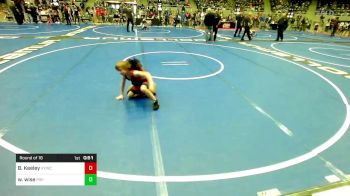 64 lbs Round Of 16 - Ben Keeley, Verdigris Youth Wrestling vs Willie Wise, Pin-King All Stars