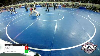 132 lbs Round Of 32 - Maxwell Daly, Lions Wrestling Academy vs Carter VanAuken, Tuttle Wrestling