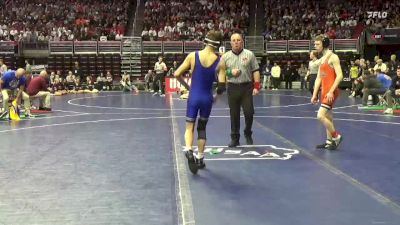 2A-113 lbs Champ. Round 1 - Romann Derksen, Wilton vs Evan Gleason, Solon