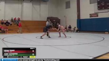 160 lbs Finals (2 Team) - Noah Terry, Tell City vs Kort Schaefer, Heritage Hills