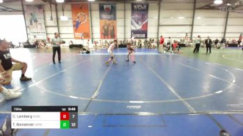 75 lbs Rr Rnd 3 - Cole Lemberg, Short Time vs Tommy Bansemer, Iron Horse Wrestling Club