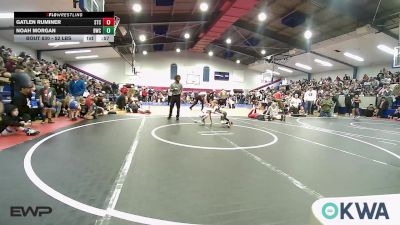 52 lbs Quarterfinal - Gatlen Ruminer, Sallisaw Takedown Club vs Noah Morgan, Berryhill Wrestling Club