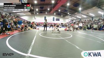 52 lbs Quarterfinal - Gatlen Ruminer, Sallisaw Takedown Club vs Noah Morgan, Berryhill Wrestling Club
