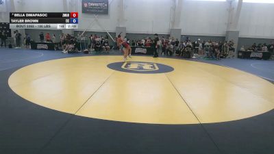 100 lbs Cons. Semis - Bella Dimapasoc, ZM Grappling vs Tayler Brown, East Idaho Elite