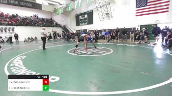 145 lbs Semifinal - Viviano Gutierrez, Northview vs Ryder Yoshitake, San Marino