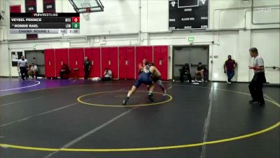 165 lbs Champ. Round 2 - Veysel Pekince, Mt. Sac vs Robbie Rael, Lemoore College