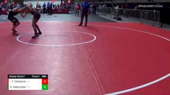 145 lbs Champ. Round 1 - Trevor Calzascia, Vacaville Wrestling Club vs Angel Valenzuela, Merced Bears Wrestling Club