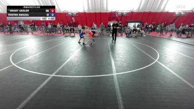 144 lbs Cons. Semi - Brady Gesler, Chetek-Weyerhaeuser vs Tristen Smazal, Crass Trained