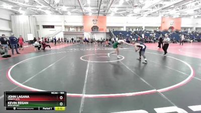 165 lbs Cons. Round 2 - Kevin Regan, Brockport vs John Lagana, Trinity (CT)