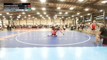 127 lbs Round Of 32 - Clayton Chapman, NC Gold - MS vs Everett Garretson, Gold Standard Wrestling - MS