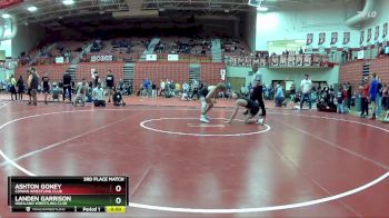 138 lbs 3rd Place Match - Landen Garrison, Highland Wrestling Club vs Ashton Goney, Cowan Wrestling Club