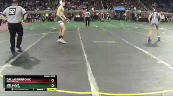 D1-120 lbs Cons. Semi - Dallas Korponic, Hartland HS vs Ian Cook, Reeths-Puffer