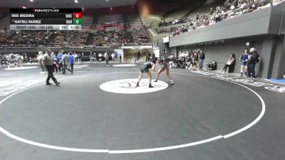 155 lbs Round Of 16 - Iris Medina, Bakersfield vs Nayeli Nunez, Highland (Bakersfield)