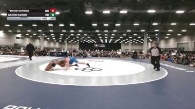 157 lbs Semis - David Daniels, Granite Hills High School Wrestling vs Garon Kaiser, D3 Wrestling Club