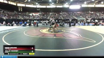 5A 106 lbs Champ. Round 1 - Rider Seguine, Post Falls vs Nolan Hackney, Borah