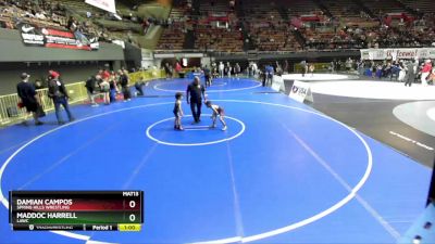 49 lbs Cons. Round 5 - Damian Campos, Spring Hills Wrestling vs Maddoc Harrell, LAWC