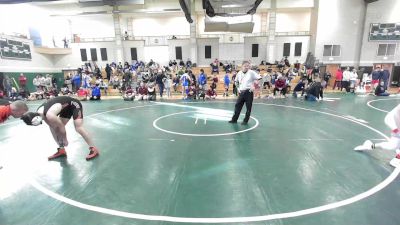 132 lbs 9th Place - Nate Caron, New Bedford vs Xavier Sandoval, Taunton