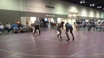 160 lbs Round 3 (16 Team) - David Hall, Kame Style vs Mason Bass, Canes Wrestling