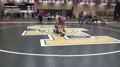 150 lbs Champ. Round 1 - Brody McGrath, Big Game Wrestling Club vs Jaxson Lundgren, Iowa