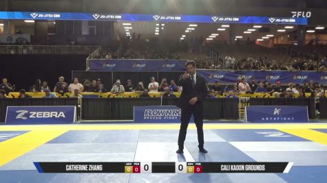 Catherine Zhang vs Cali Kaixin Grounds 2026 Pan Kids Jiu-Jitsu IBJJF Championship