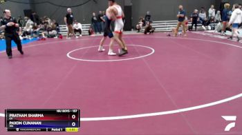 157 lbs Cons. Round 4 - Pratham Sharma, CA vs Paxon Cunanan, WA