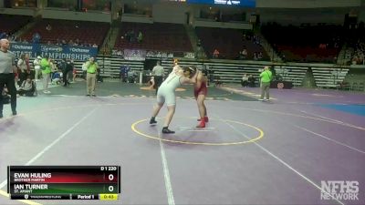 D 1 220 lbs Cons. Round 5 - Ian Turner, St. Amant vs Evan Huling, Brother Martin