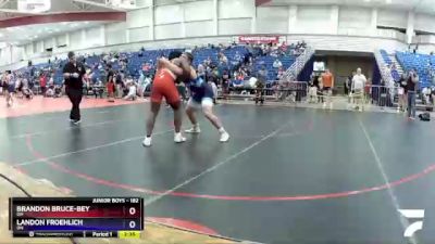 182 lbs Cons. Round 3 - Brandon Bruce-Bey, OH vs Landon Froehlich, OH