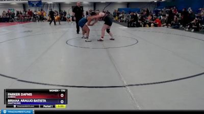 170 lbs Champ. Round 1 - Briana Araujo Batista, Unattached vs Parker Dafnis, Eureka