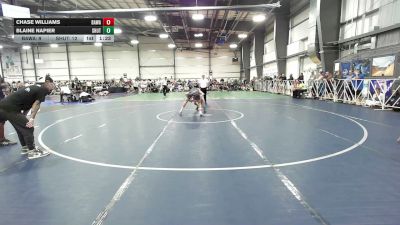 132 lbs Rr Rnd 2 - Chase Williams, BAWA GOLD - HSB vs Blaine Napier, Team Shutt Whittaker - HSB