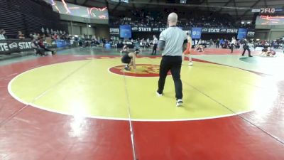 Boys 4A 157 lbs Quarterfinal - Isac Deonigi, Tahoma vs Braden Mills, Kamiakin