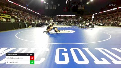 144 lbs Consi Of 16 #2 - Niko Valenzuela, Calvary Chapel Sa vs Jesus Loreto, Kingsburg