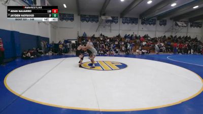 148 lbs Cons. Round 1 - Jayden Haygood, Saint Francis vs Adan Nauarro, Lowell