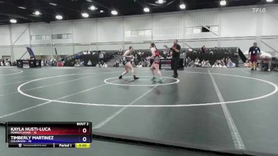 135 lbs Round 1 (6 Team) - Kayla Husti-Luca, Pennsylvania vs Timberly Martinez, Colorado