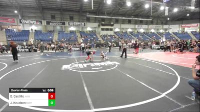 74 lbs Quarterfinal - Octavio Castillo, Juggernaut WC vs Jake Knudson, Matpac WC