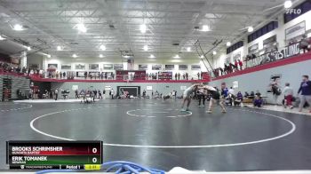 197 lbs Cons. Round 3 - Erik Tomanek, Newman vs Brooks Schrimsher, Ouachita Baptist