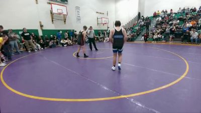 190 lbs Round 3 (6 Team) - Michael Rouse, DouglasWY vs Zack Kuntz, Greybull/Riverside