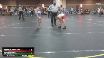 100 lbs Round 3 (4 Team) - Ilias Delarosa, Roundtree WA vs Preston Bartolini, Untouchables