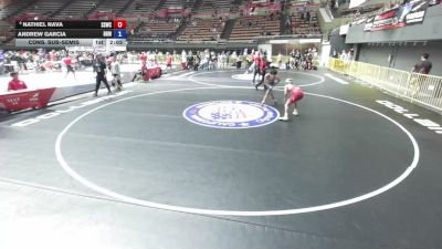 113 lbs Cons. Sub-semis - Nathiel Nava, Southwest Stallions Wrestling Club vs Andrew Garcia, Rough House Wrestling