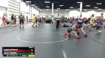 100 lbs Round 2 (4 Team) - Brady Genard, U2 Dynasty Uprising vs Lucas Dorrman, Buxton