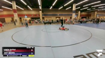 86 lbs Semifinal - Costa Tuttle, 3F Wrestling vs Witt Brown, Omada Kitrinos Wrestling Club