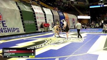 190 Class 2 lbs Champ. Round 1 - Doug Blaha, Blair Oaks vs Tyler Brooks, Marshall