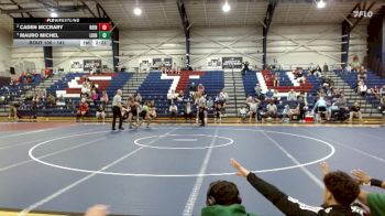 141 lbs Semifinal - Mauro Michel, Life University vs Caden McCrary, Reinhardt University (ga)