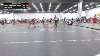 70 lbs 1st Place Match - Lucas Alexander Ducos, Nbwa vs Cree Garza, Unattached