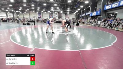 182 lbs Round Of 64 - Avery Aurand, PA vs Aden Strahler, OH