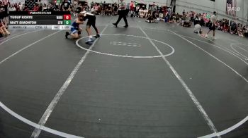 100 lbs Round 5 (6 Team) - Matt Simonton, CTWHALE vs Yusuf Konte, Warhawks