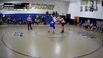 285 lbs 3rd Place Match - Myles Hollis, Connellsville vs Cooper Bentz, Thomas Jefferson